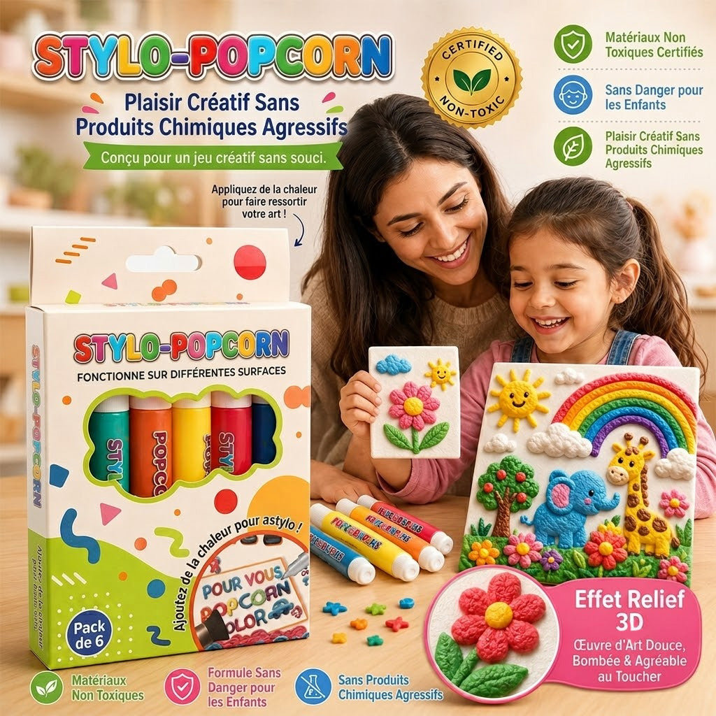 🎈 -50% aujourd’hui丨IEY® 🎨Stylo d’Art 3D – Transformez vos dessins en créations en relief