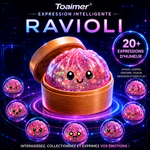 🚨 DERNIER JOUR : PROFITEZ DE -50 % ! | 🎃 Toaimer® Squishy Ravioli Magique aux Visages Changeants