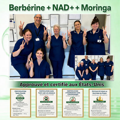 🌱 Formulé par des professionnels de santé | 𝐇𝐞𝐚𝐥𝐫𝐢𝐳𝐞® Bérbérine × NAD+ Stick Minceur Thermo-Actif Avancé 10-en-1 pour le Remodelage Corporel