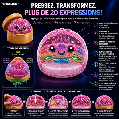 🚨 DERNIER JOUR : PROFITEZ DE -50 % ! | 🎃 Toaimer® Squishy Ravioli Magique aux Visages Changeants