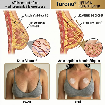 🍒Turonu® Patch Volumateur & Galbant Poitrine — Micro-Aiguilles Dissolvantes pour un Décolleté Plus Volumineux, Ferme et Rehaussé