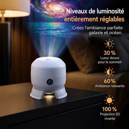 🎉Dernier jour : -70 % 🔥丨REBYIPO® Projecteur veilleuse intelligent — Ciel étoilé et océan holographiques 5D 🌠