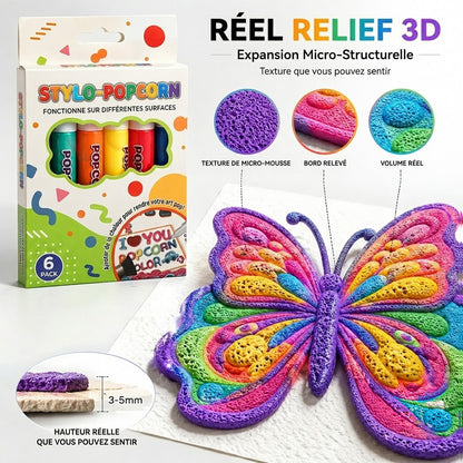 🎈 -50% aujourd’hui丨IEY® 🎨Stylo d’Art 3D – Transformez vos dessins en créations en relief