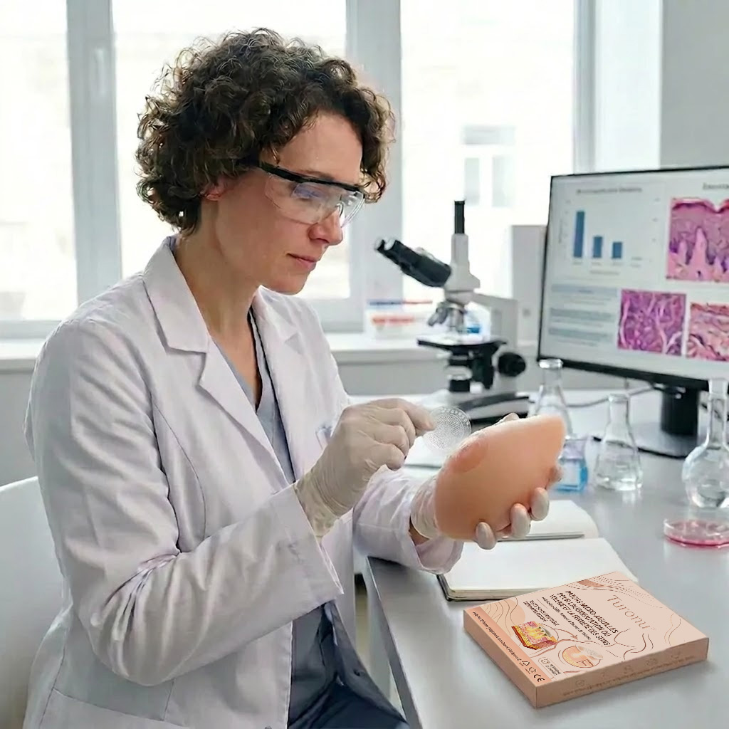 🍒Turonu® Patch Volumateur & Galbant Poitrine — Micro-Aiguilles Dissolvantes pour un Décolleté Plus Volumineux, Ferme et Rehaussé