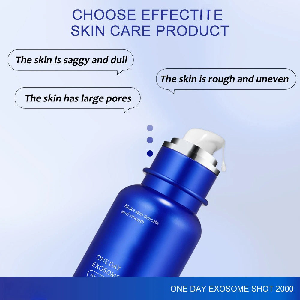 Suero facial azul, control del acné y la grasa, suero coreano