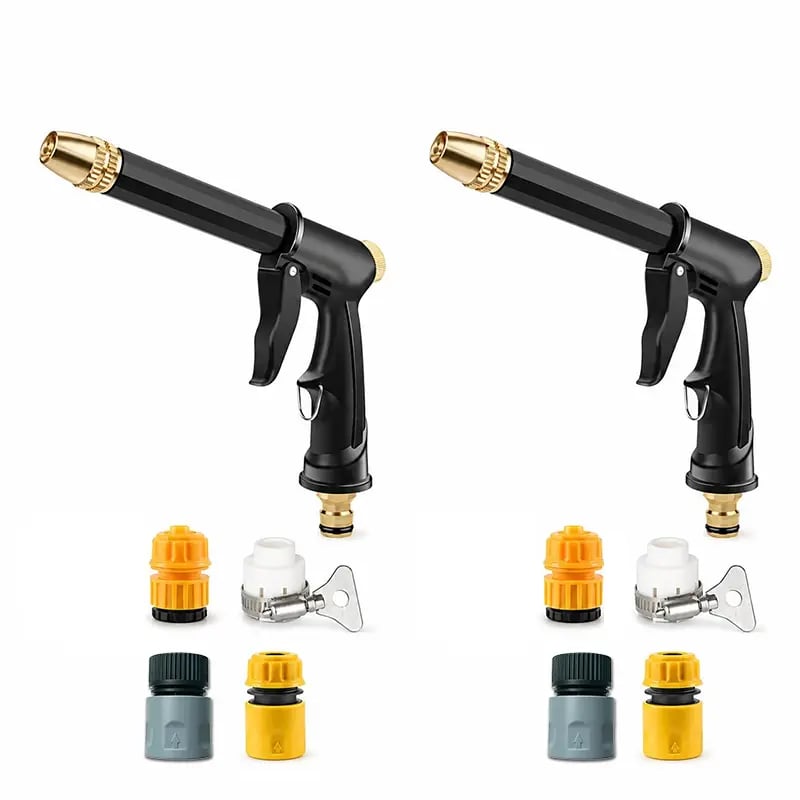 🌊 BVJ® Pulvérisateur haute pression portable – Buse de tuyau de jardin réglable, outil de lavage de voiture et d’entretien