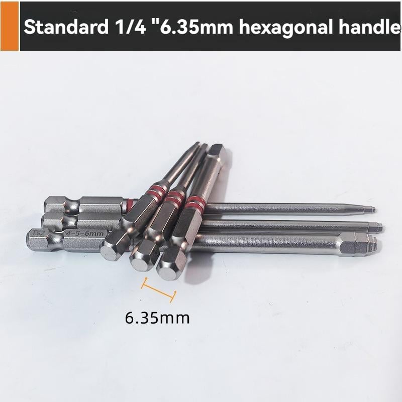 🔧 BVJ® Jeu d’embouts de tournevis hexagonaux tout-en-un type pagode (6 pièces)
