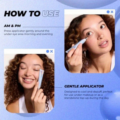 Crema iluminadora para ojos que aclara y desinflama