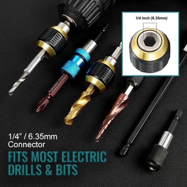 (🎁2025 Venta caliente de año nuevo🎁)Acoplamiento de broca hexagonal de liberación rápida.