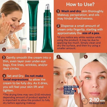 Crema hidratante y reafirmante para el contorno de ojos, hidratación profunda y nutrición de la piel del contorno de ojos.