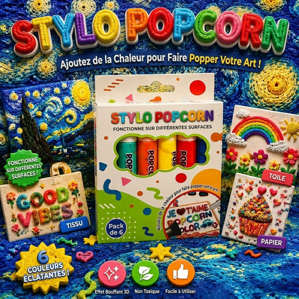 🎈 -50% aujourd’hui丨IEY® 🎨Stylo d’Art 3D – Transformez vos dessins en créations en relief