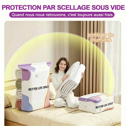 DERNIER JOUR : 3 ACHETÉS = 2 OFFERTS !! 🛒 SVOZK® Sacs de Rangement Sous Vide 3D Sans Pompe 🎁 L’organisateur tout-en-un ultime pour vêtements, jouets, livres, peluches et absolument tout le reste ! 🧸📚👕🧦