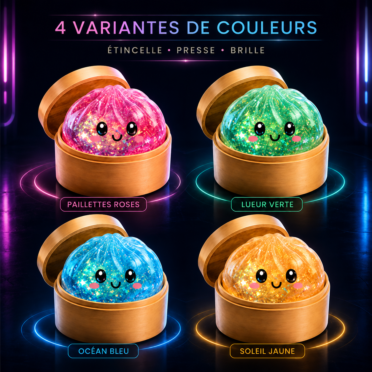🚨 DERNIER JOUR : PROFITEZ DE -50 % ! | 🎃 Toaimer® Squishy Ravioli Magique aux Visages Changeants