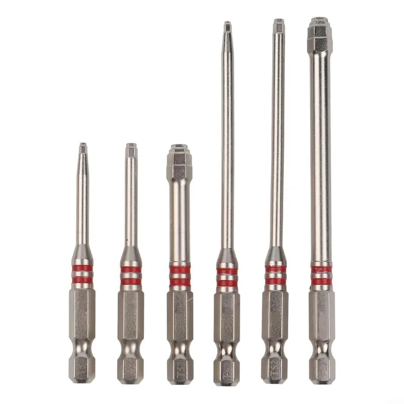 🔧 BVJ® Jeu d’embouts de tournevis hexagonaux tout-en-un type pagode (6 pièces)