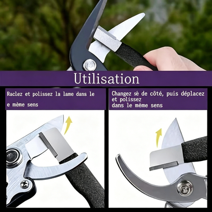 🛠️ BVJ® Aiguiseur de couteaux professionnel de cuisine – outil de précision pour affûtage des lames