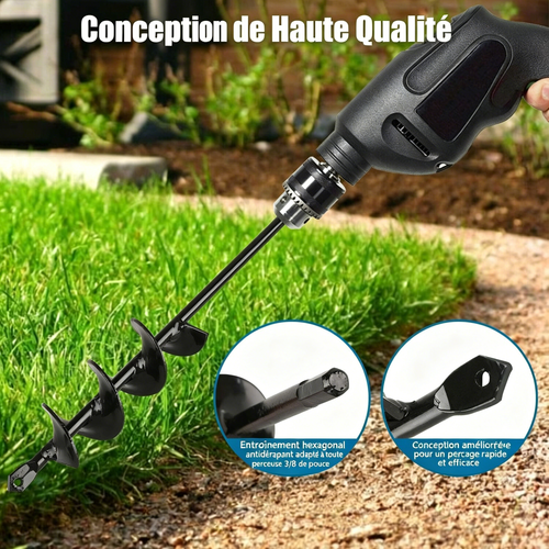 🌞 REBYIPO® Accueillez le printemps avec -50% de réduction ! Tarière hélicoïdale pour perceuse – Plantation rapide et sans effort de bulbes et de semis
