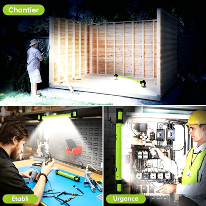 🔥 REBYIPO® Offre Flash -49% 🌟🔦 Lampe de travail multifonction magnétique rechargeable 💡