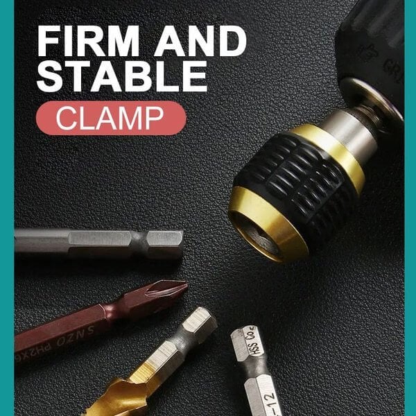 (🎁2025 Venta caliente de año nuevo🎁)Acoplamiento de broca hexagonal de liberación rápida.