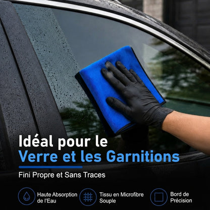 🔥LUCKYSONG® Serviette de séchage pour voiture à ultra-haute absorption (x10)🚗
